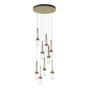 Hubbardton Forge 131108 Link 9-Light Clear Glass Round Pendant 12