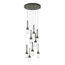 Hubbardton Forge 131108 Link 9-Light Clear Glass Round Pendant 8