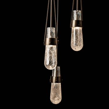 Hubbardton Forge 131120 Link 5-Light Blown Glass Pendant