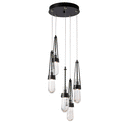 Hubbardton Forge 131120 Link 5-Light Blown Glass Pendant