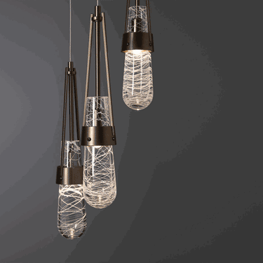 Hubbardton Forge 131120 Link 5-Light Blown Glass Pendant