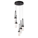 Hubbardton Forge 131120 Link 5-Light Blown Glass Pendant