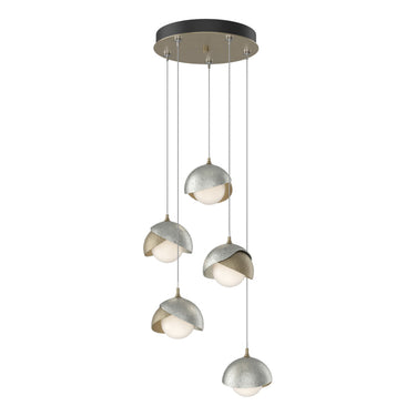 Hubbardton Forge 131125-GG Brooklyn 5-Light Pendant - Crescent Harbor