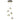 Hubbardton Forge 131125-GG Brooklyn 5-Light Pendant - Modern Brass | Ink - Crescent Harbor