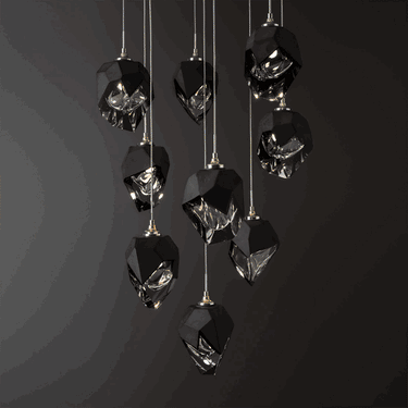 Hubbardton Forge 131140 Chrysalis 9-Light Crystal Pendant