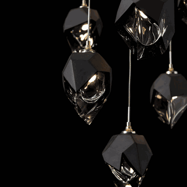 Hubbardton Forge 131140 Chrysalis 9-Light Crystal Pendant