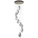 Hubbardton Forge 131141 Chrysalis 9-Light Crystal Pendant