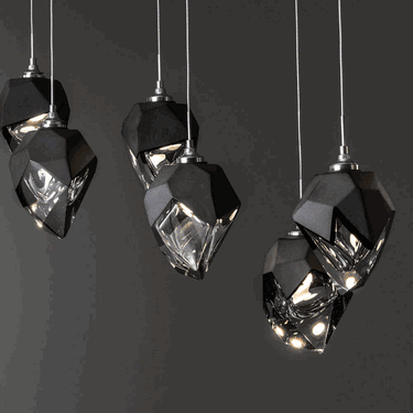 Hubbardton Forge 131143 Chrysalis 10-Light Crystal Pendant