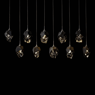 Hubbardton Forge 131143 Chrysalis 10-Light Crystal Pendant