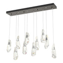 Hubbardton Forge 131201 Luma 10-Light Large Crystal Rectangular Pendant 2