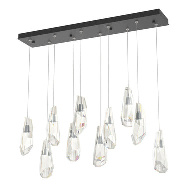 Hubbardton Forge 131201 Luma 10-Light Large Crystal Rectangular Pendant 3