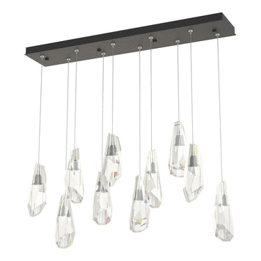 Hubbardton Forge 131201 Luma 10-Light Large Crystal Rectangular Pendant 5