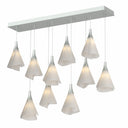 Hubbardton Forge 131202 Mobius 10-Light Rectangular Pendant 7