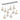 Hubbardton Forge 131202 Mobius 10-Light Rectangular Pendant 7