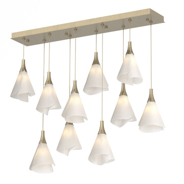 Hubbardton Forge 131202 Mobius 10-Light Rectangular Pendant 8