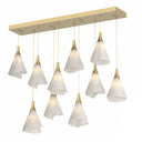 Hubbardton Forge 131202 Mobius 10-Light Rectangular Pendant 10