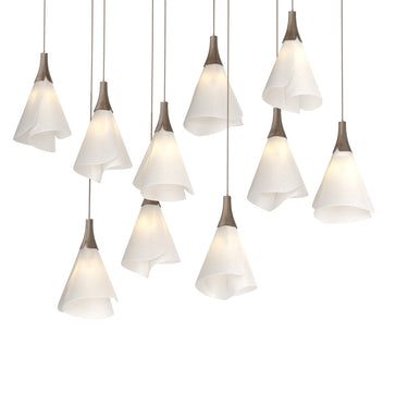 Hubbardton Forge 131202 Mobius 10-Light Rectangular Pendant 2