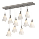 Hubbardton Forge 131202 Mobius 10-Light Rectangular Pendant 3