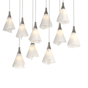 Hubbardton Forge 131202 Mobius 10-Light Rectangular Pendant 4