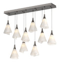 Hubbardton Forge 131202 Mobius 10-Light Rectangular Pendant 5