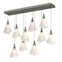 Hubbardton Forge 131202 Mobius 10-Light Rectangular Pendant 6