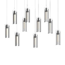Hubbardton Forge 131204 Exos 10-Light Rectangular Pendant 6