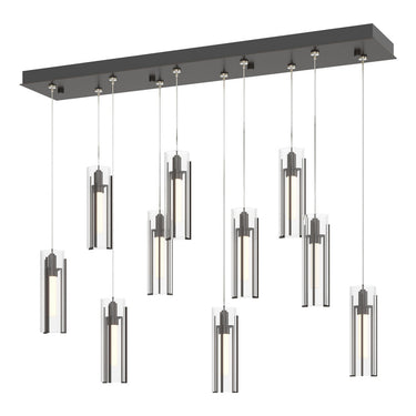 Hubbardton Forge 131204 Exos 10-Light Rectangular Pendant 8