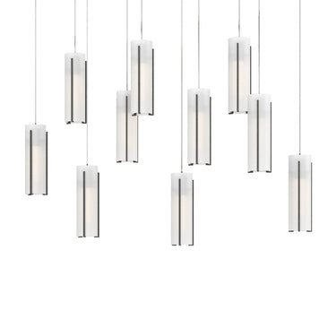 Hubbardton Forge 131204 Exos 10-Light Rectangular Pendant 10
