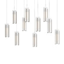 Hubbardton Forge 131204 Exos 10-Light Rectangular Pendant 1