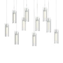 Hubbardton Forge 131204 Exos 10-Light Rectangular Pendant 13