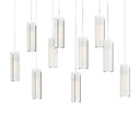 Hubbardton Forge 131204 Exos 10-Light Rectangular Pendant 17