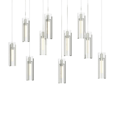 Hubbardton Forge 131204 Exos 10-Light Rectangular Pendant 19