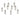 Hubbardton Forge 131204 Exos 10-Light Rectangular Pendant 2