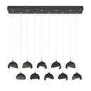 Hubbardton Forge 131205 Brooklyn 10-Light Double Shade Rectangular Pendant - Standard - Crescent Harbor