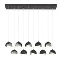 Hubbardton Forge 131205 Brooklyn 10-Light Double Shade Rectangular Pendant - Standard - Crescent Harbor