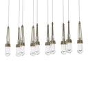 Hubbardton Forge 131207 Link 10-Light Clear Glass Rectangular Pendant 13