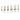 Hubbardton Forge 131207 Link 10-Light Clear Glass Rectangular Pendant 17