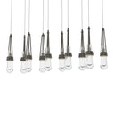Hubbardton Forge 131207 Link 10-Light Clear Glass Rectangular Pendant 3
