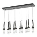 Hubbardton Forge 131207 Link 10-Light Clear Glass Rectangular Pendant 4