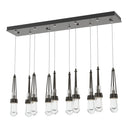 Hubbardton Forge 131207 Link 10-Light Clear Glass Rectangular Pendant 6