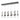 Hubbardton Forge 131207 Link 10-Light Clear Glass Rectangular Pendant 6