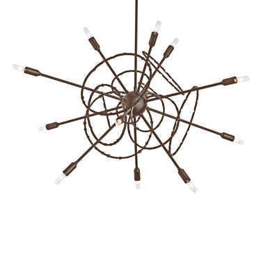 Hubbardton Forge 131604 Olympus Starburst Standard 12 Light Incandescent Pendant 1