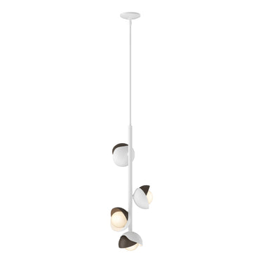 Hubbardton Forge 131611-GG Brooklyn 4-Light Vertical Pendant - Crescent Harbor