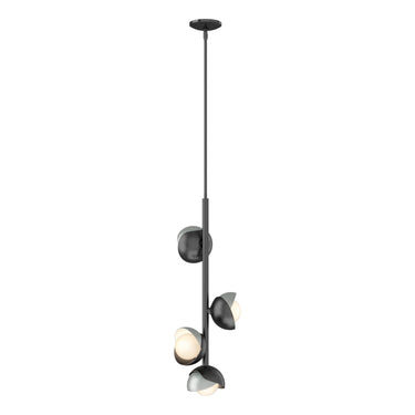 Hubbardton Forge 131611-GG Brooklyn 4-Light Vertical Pendant - Modern Brass | Ink - Crescent Harbor