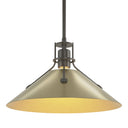 Hubbardton Forge 134550 Henry Medium Steel Shade Pendant 18