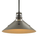 Hubbardton Forge 134550 Henry Medium Steel Shade Pendant 20
