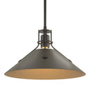 Hubbardton Forge 134550 Henry Medium Steel Shade Pendant 22