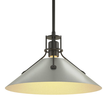 Hubbardton Forge 134550 Henry Medium Steel Shade Pendant 23