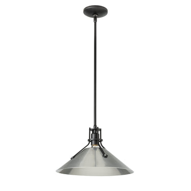 Hubbardton Forge 134550 Henry Medium Steel Shade Pendant 24