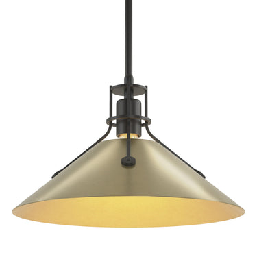 Hubbardton Forge 134550 Henry Medium Steel Shade Pendant 25